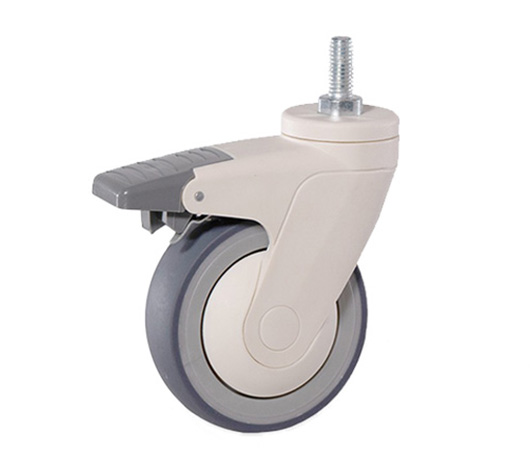 5744-11G SINGLE PLASTIC CASTERS WITH BRAKE