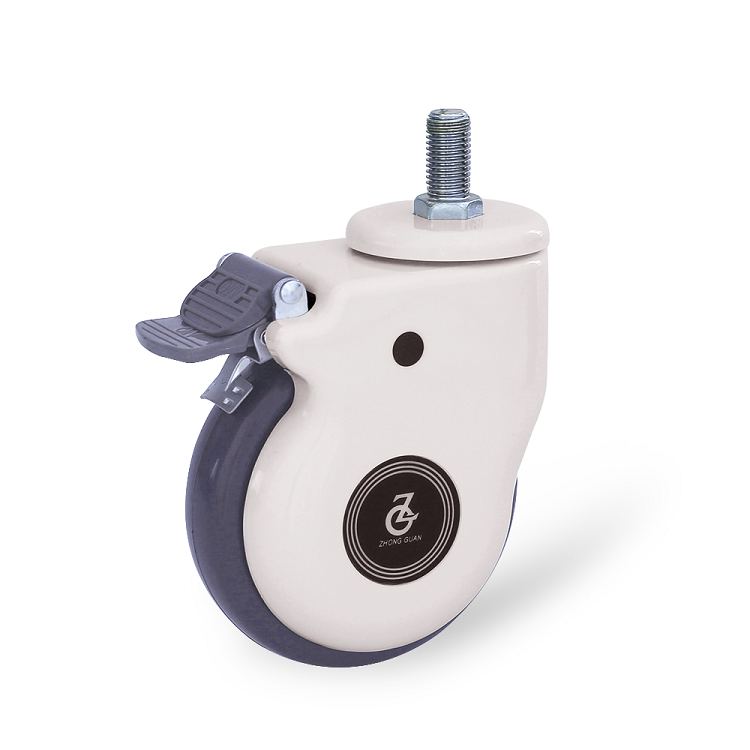 ZOGO 82series 4" 5" Threaded Caster Wheel with Brake