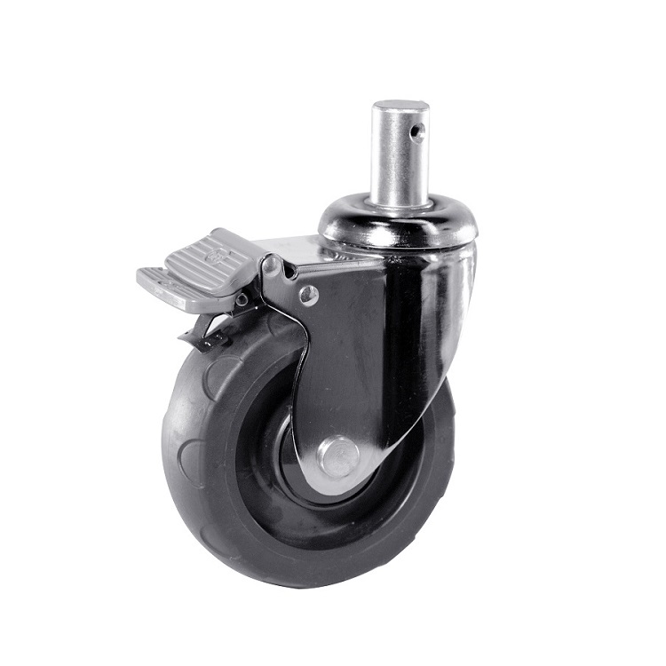 ZOGO 85series 6" 150mm Heavy Duty Caster Wheel with Brake for Trolley Stretcher