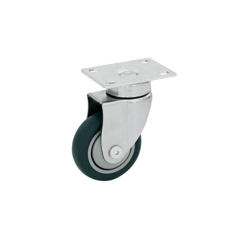 ZOGO 48series Top Plate 3" 4" Metal Swivel Caster Wheel