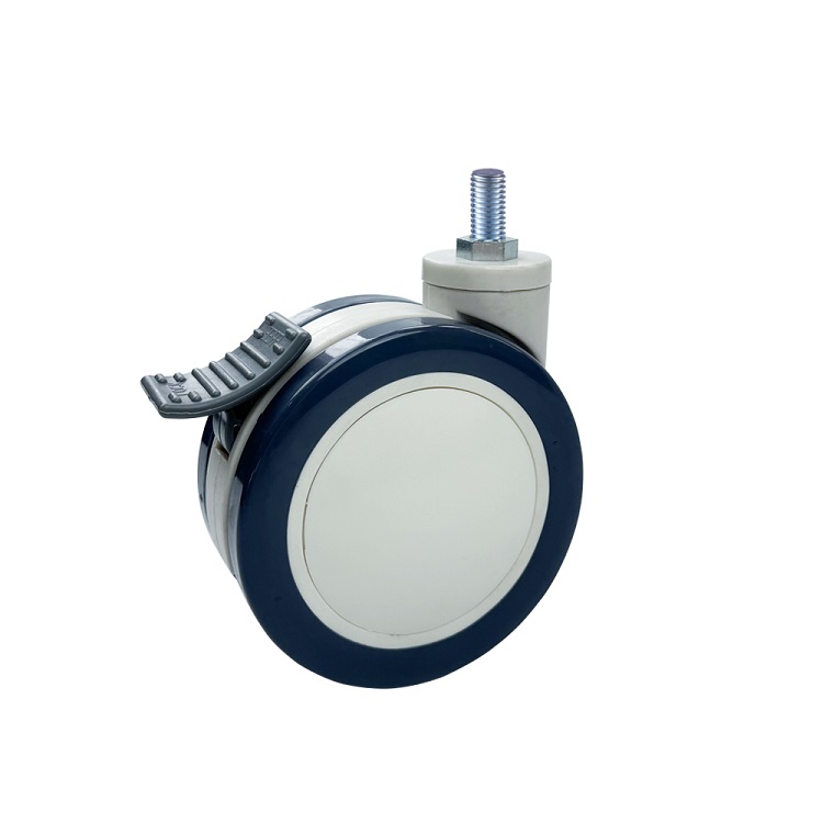 ZOGO 12series 5" 125mm Twin Wheel Casters for Hospital Bed Incubators