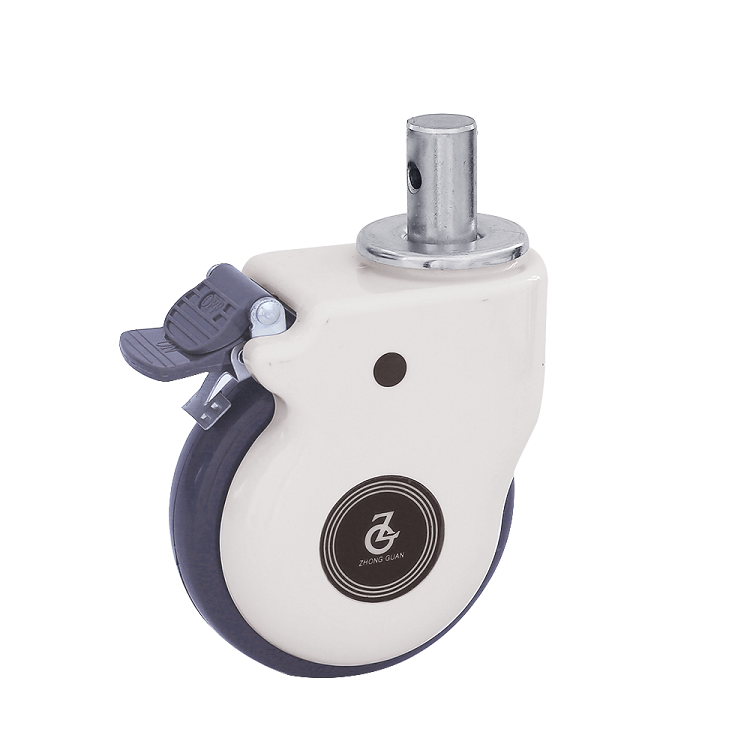 ZOGO 82series 5" 125mm Classic Brake Medical Caster Wheel for Hospital Bed