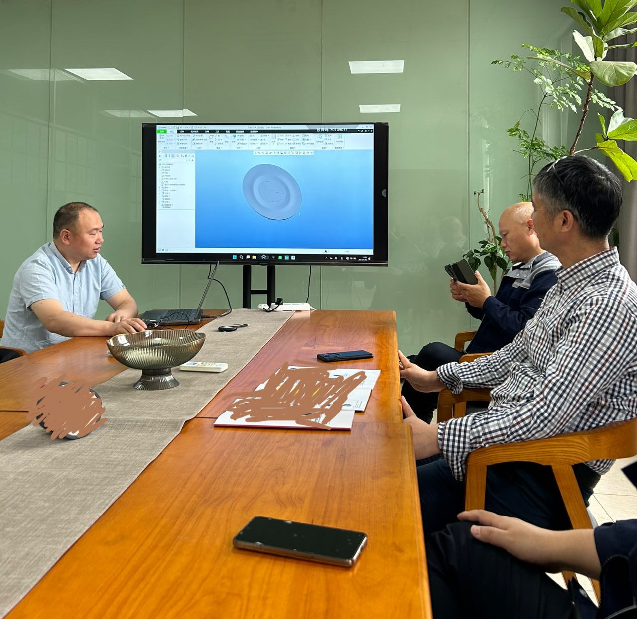 New product development discussion meeting