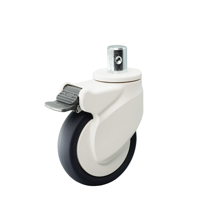 ZOGO 80series Stem Rod Casters for Medical Hospital Bed 5" 125mm